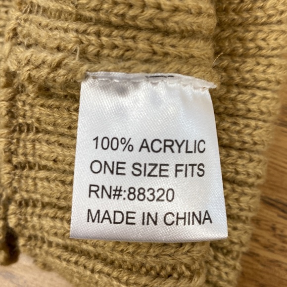 Boot knit cuffs short leg warmers crochet button embellishments one size fit - Picture 4 of 4